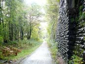 The old LMS railway track